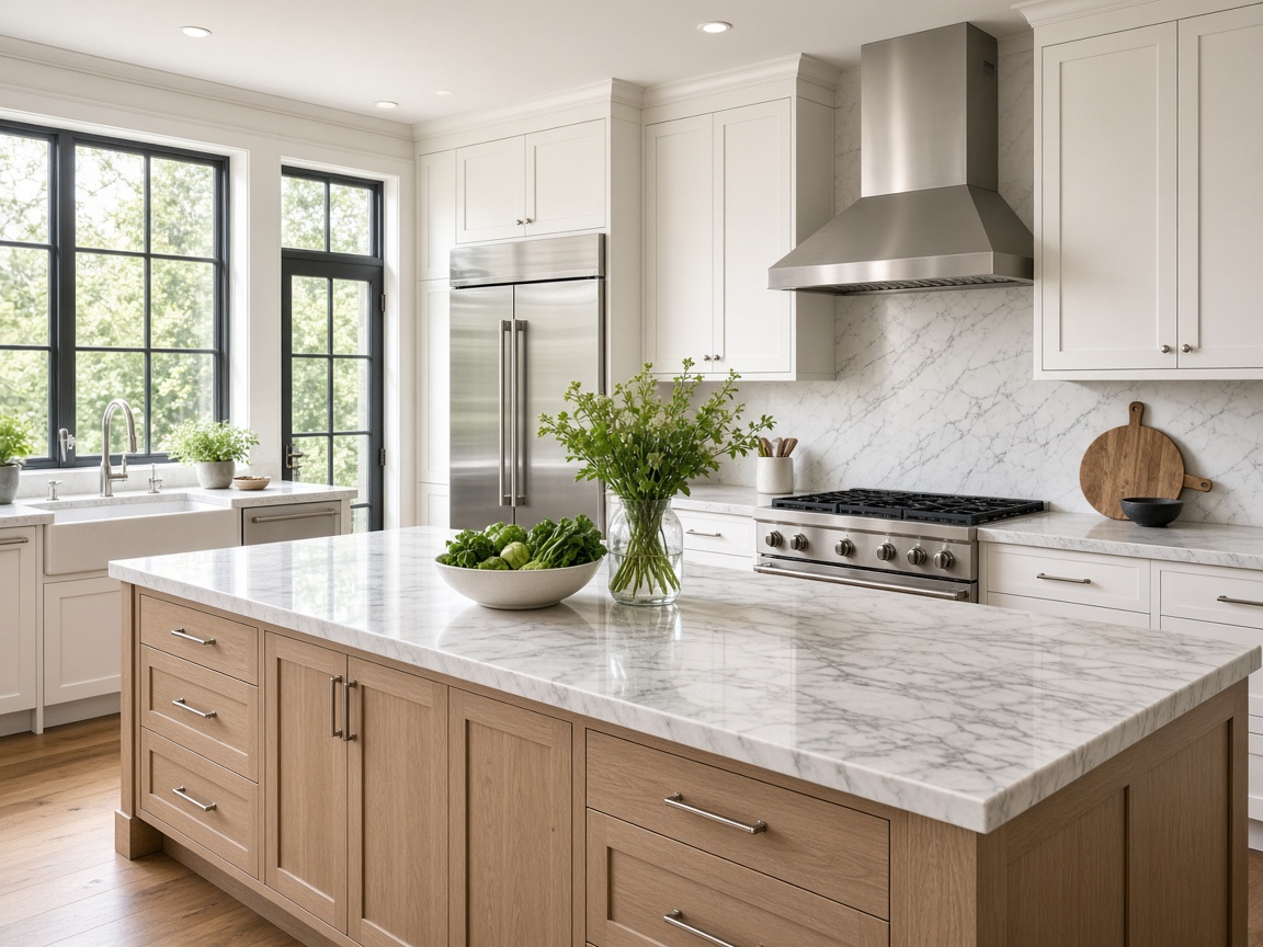 Modern kitchen appliances included in coverage
