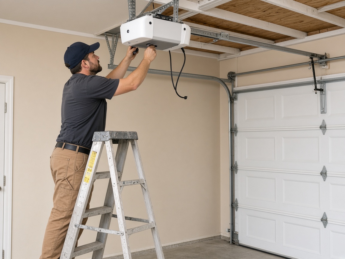 Garage door opener service